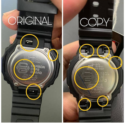 how to identify original casio watch