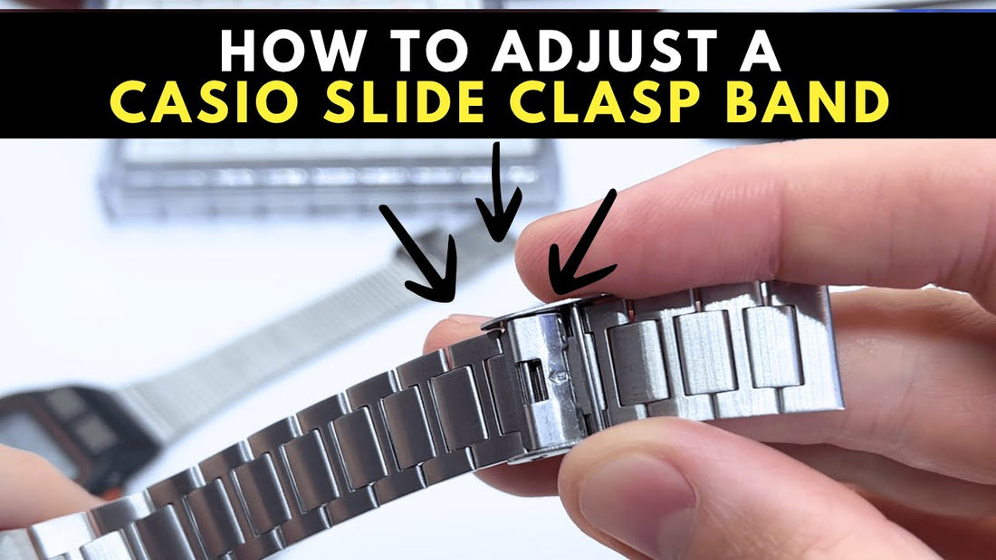 How to Adjust a Casio Watch Strap