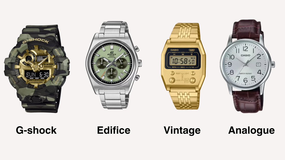 Casio G-Shock vs Edifice vs Vintage vs Casio Standard: Which Collection Is Right for You?