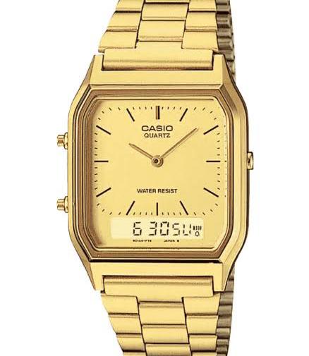 Casio Vintage Gold Watch