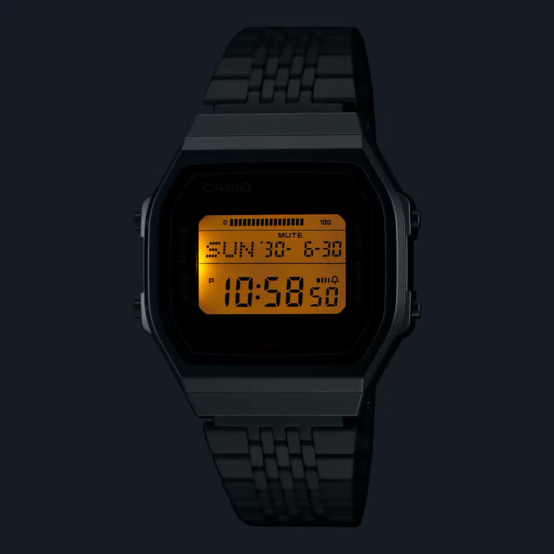  Casio Vintage Gold Watches 