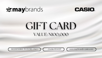 CASIO GIFT VOUCHERS